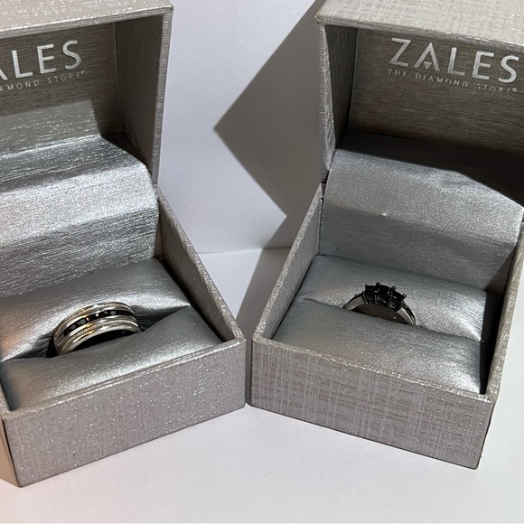 Zales black Diamond rings for sale